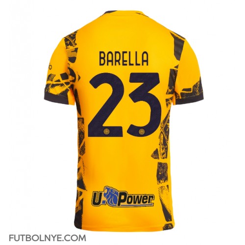 Camiseta Inter Milan Nicolo Barella #23 Tercera Equipación 2024-25 manga corta